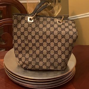 Vintage Gucci 2 strap handbag